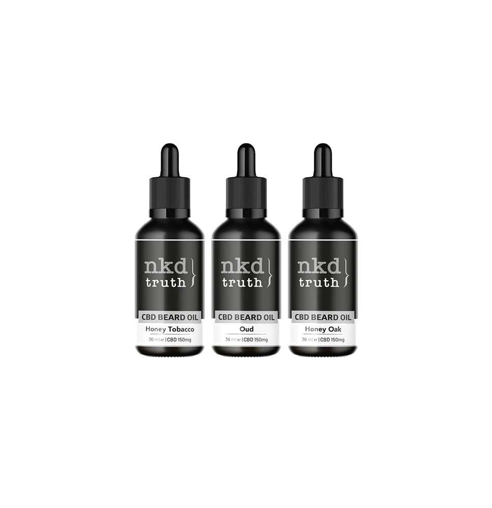 NKD 150mg CBD Infused Speciality Beard Oils 30ml
