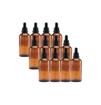 Bulk Empty Amber Glass Tincture Bottles 100ml