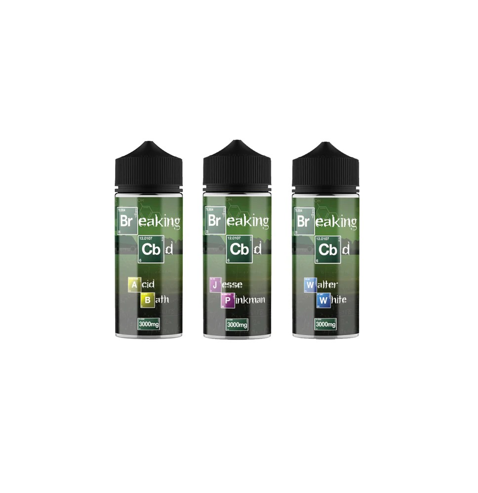 Breaking CBD 3000mg CBD E-Liquid 120ml (50VG/50PG)