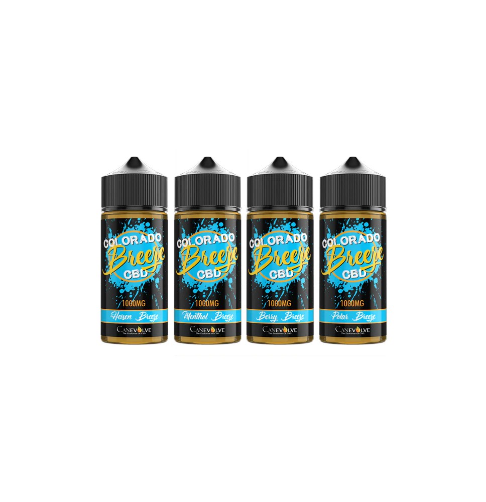 Colorado Breeze 1000mg CBD Vaping Liquid 100ml (50PG/50VG)