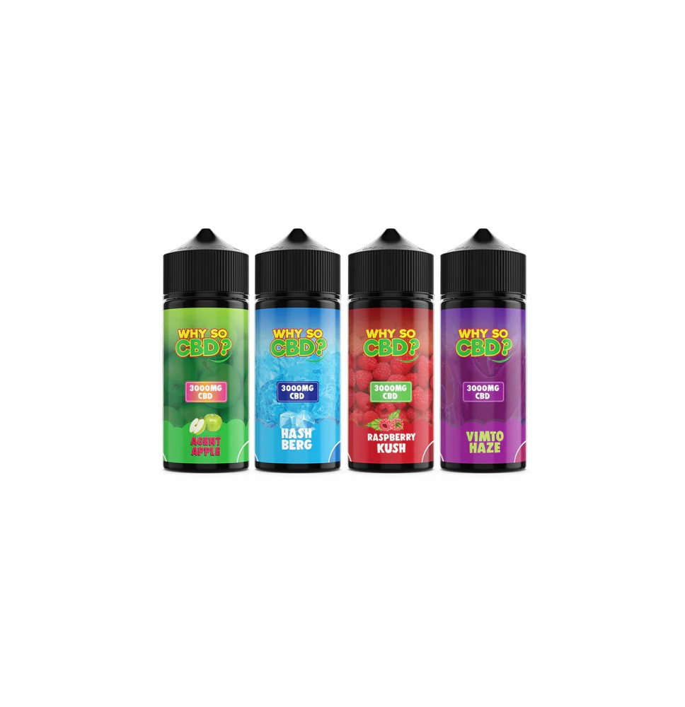 Why So CBD? 3000mg Full Spectrum CBD E-liquid 120ml