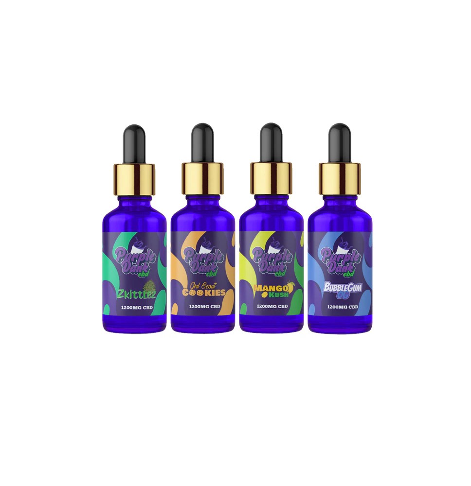 Purple Dank CBD 1200mg Terpene Flavoured Full-Spectrum CBD Oil 30ml (BUY 1 GET 1 FREE)