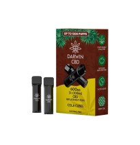 600mg Darwin CBD Prefilled Replacement Pods 1200 Puffs - 2 Pcs