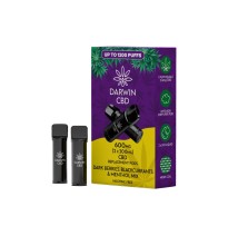 600mg Darwin CBD Prefilled Replacement Pods 1200 Puffs - 2 Pcs
