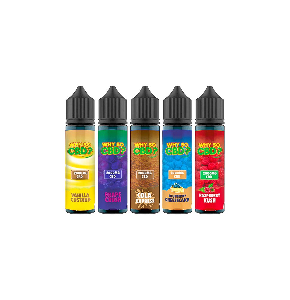 Why So CBD? 2000mg Full Spectrum CBD E-liquid 60ml