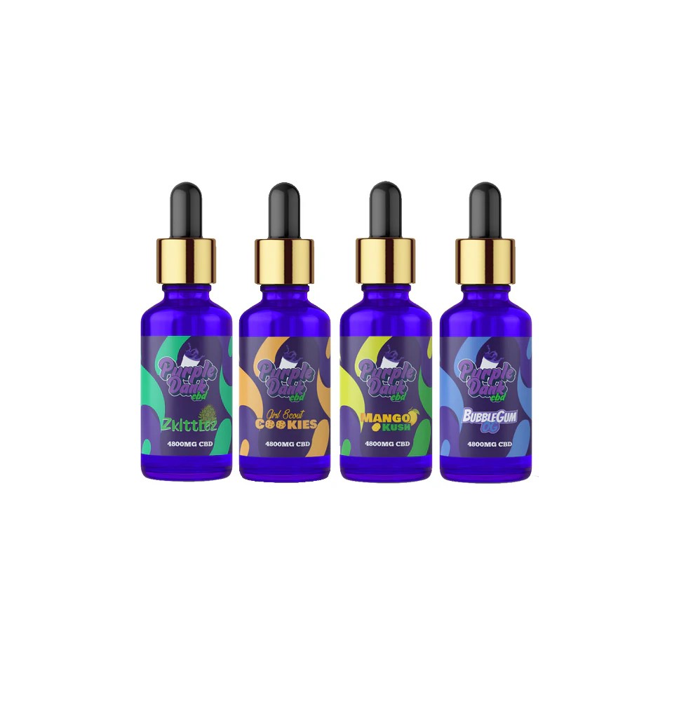 Purple Dank CBD 4800mg Terpene Flavoured Full-Spectrum CBD Oil 30ml (BUY 1 GET 1 FREE)