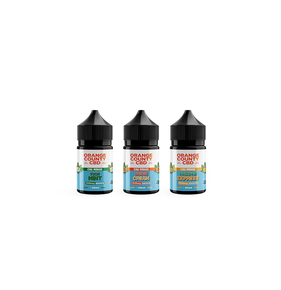 Orange County CBD Cali Range 1500mg CBD 50ml E-liquid (60VG/40PG)