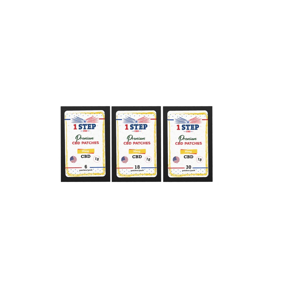 1 Step CBD 30mg CBD Patches