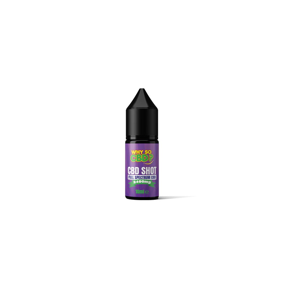 Why So CBD? 2400mg Full Spectrum CBD Shot 10ml