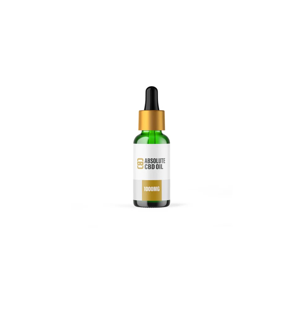 CBD Asylum 1000mg Absolute CBD Oil 20ml (BUY 1 GET 2 FREE)