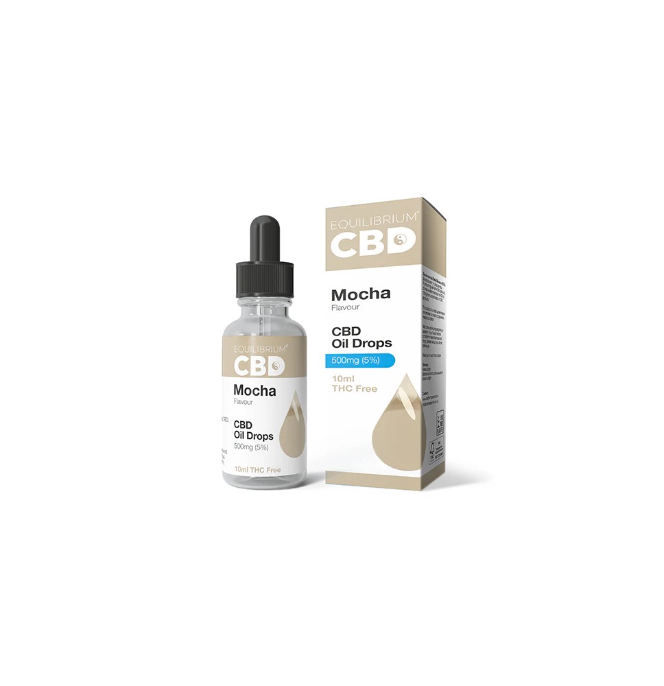 500mg Equilibrium CBD Oil 10ml - Mocha Flavour