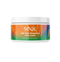 SOOL 500mg CBD Antiperspirant Foot Cream 100ml (BUY 1 GET 1 FREE)