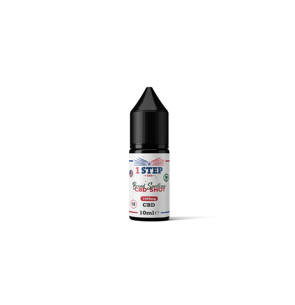 1 Step CBD 1500mg Broad Spectrum CBD Shot 10ml
