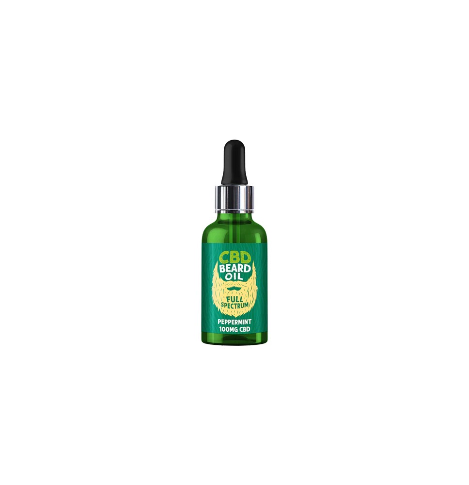 CBD Embrace 100mg Full Spectrum CBD Peppermint Beard Oil - 30ml