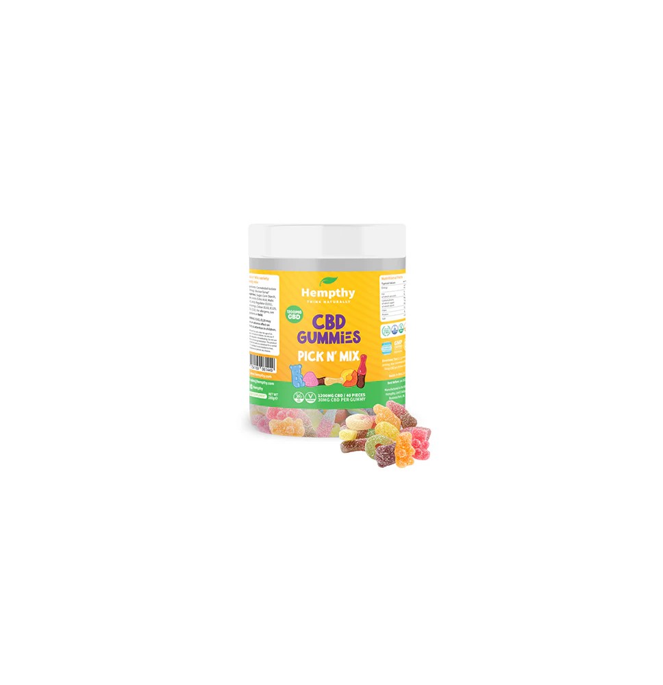 Hempthy 1200mg CBD Pick n Mix - 40 pieces