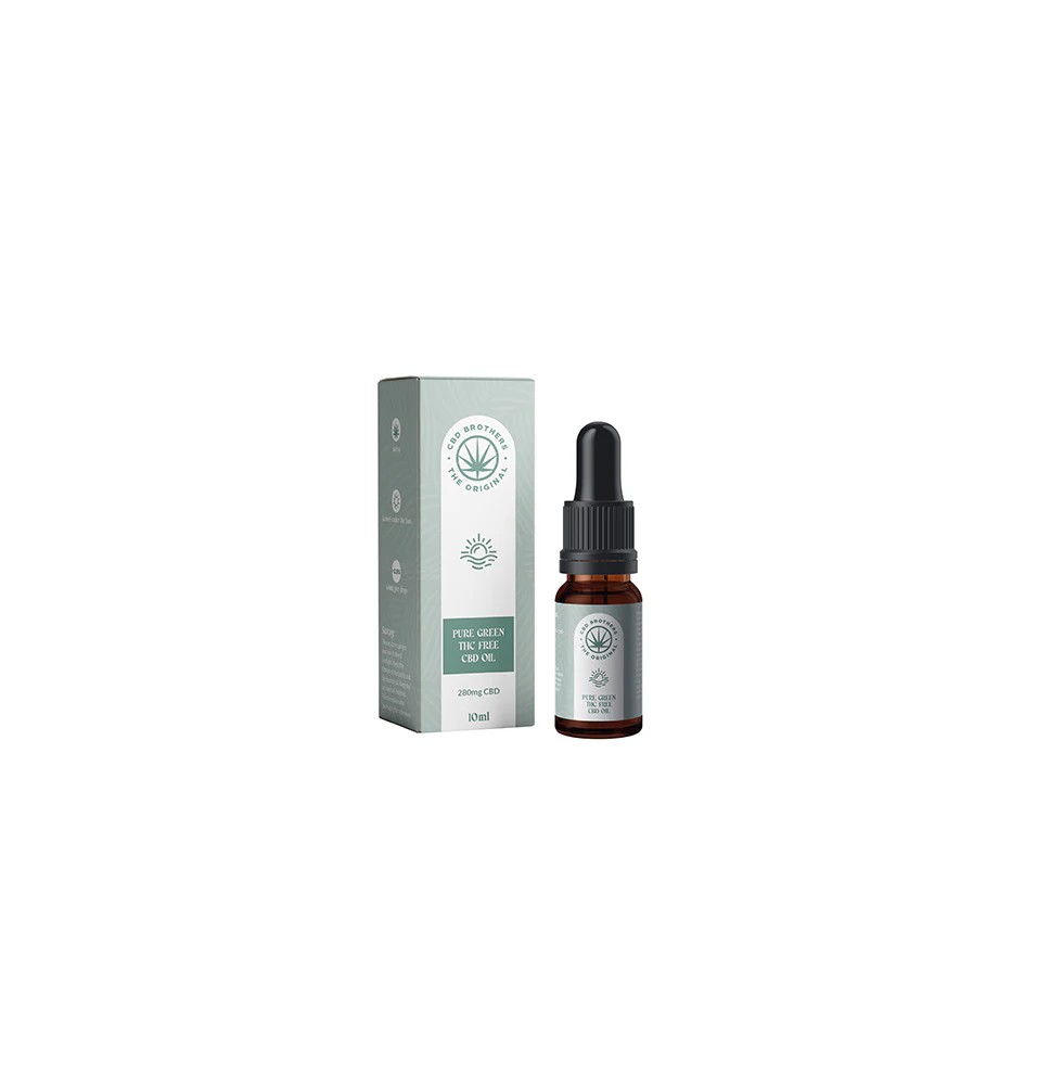 CBD Brothers Pure Green 280mg CBD Oil - 10ml