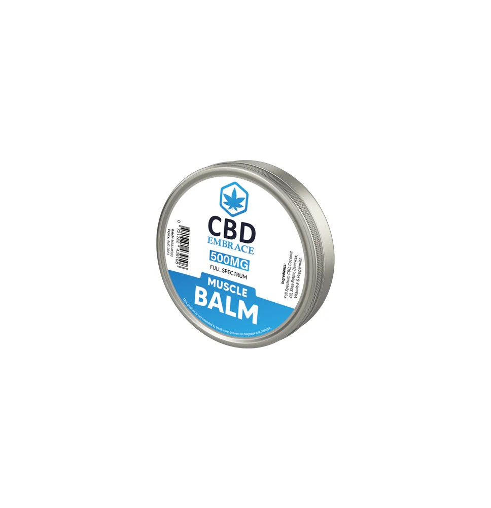 CBD Embrace 500mg Full Spectrum CBD Muscle Balm