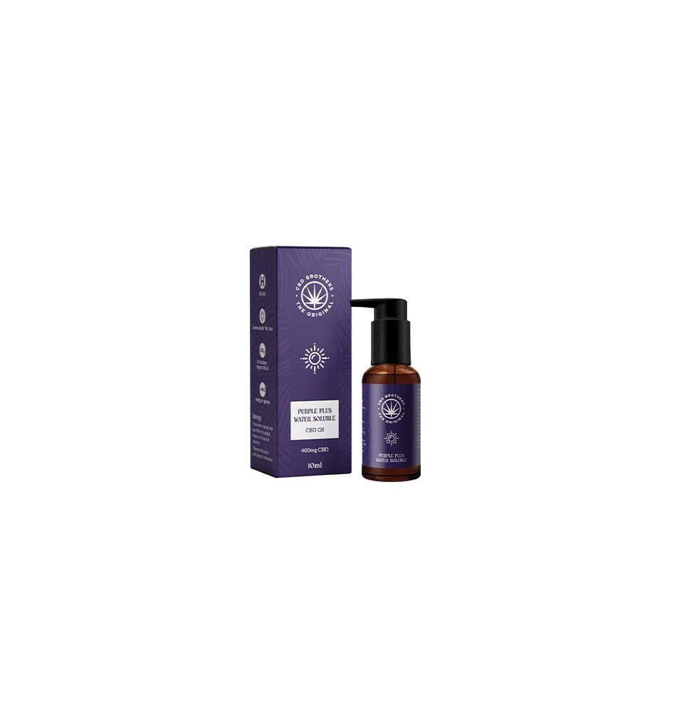 CBD Brothers Purple Plus 400mg Water Soluble CBD Oil - 10ml