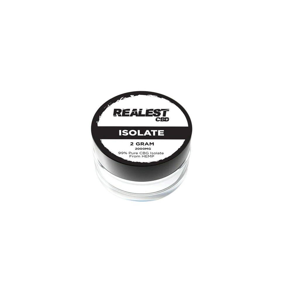 Realest CBD 2000mg CBG Isolate (BUY 1 GET 1 FREE)