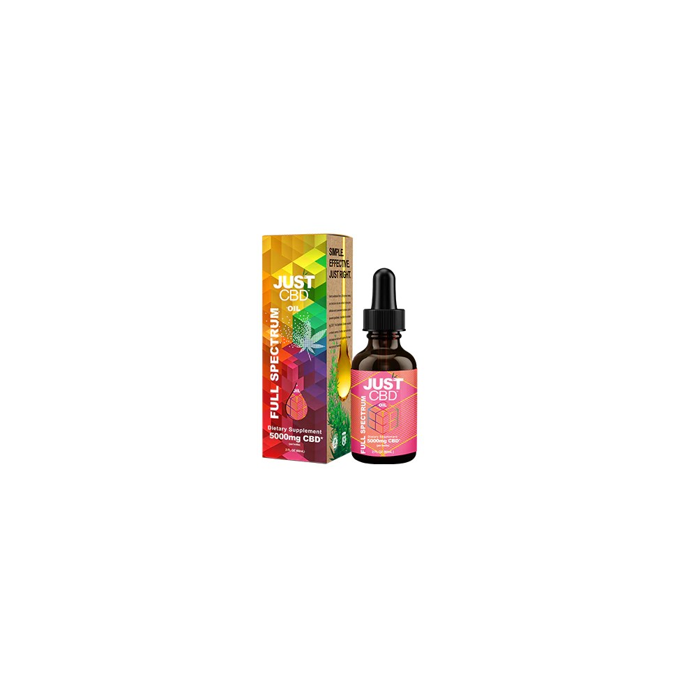 Just CBD 5000mg Full Spectrum Tincture - 30ml