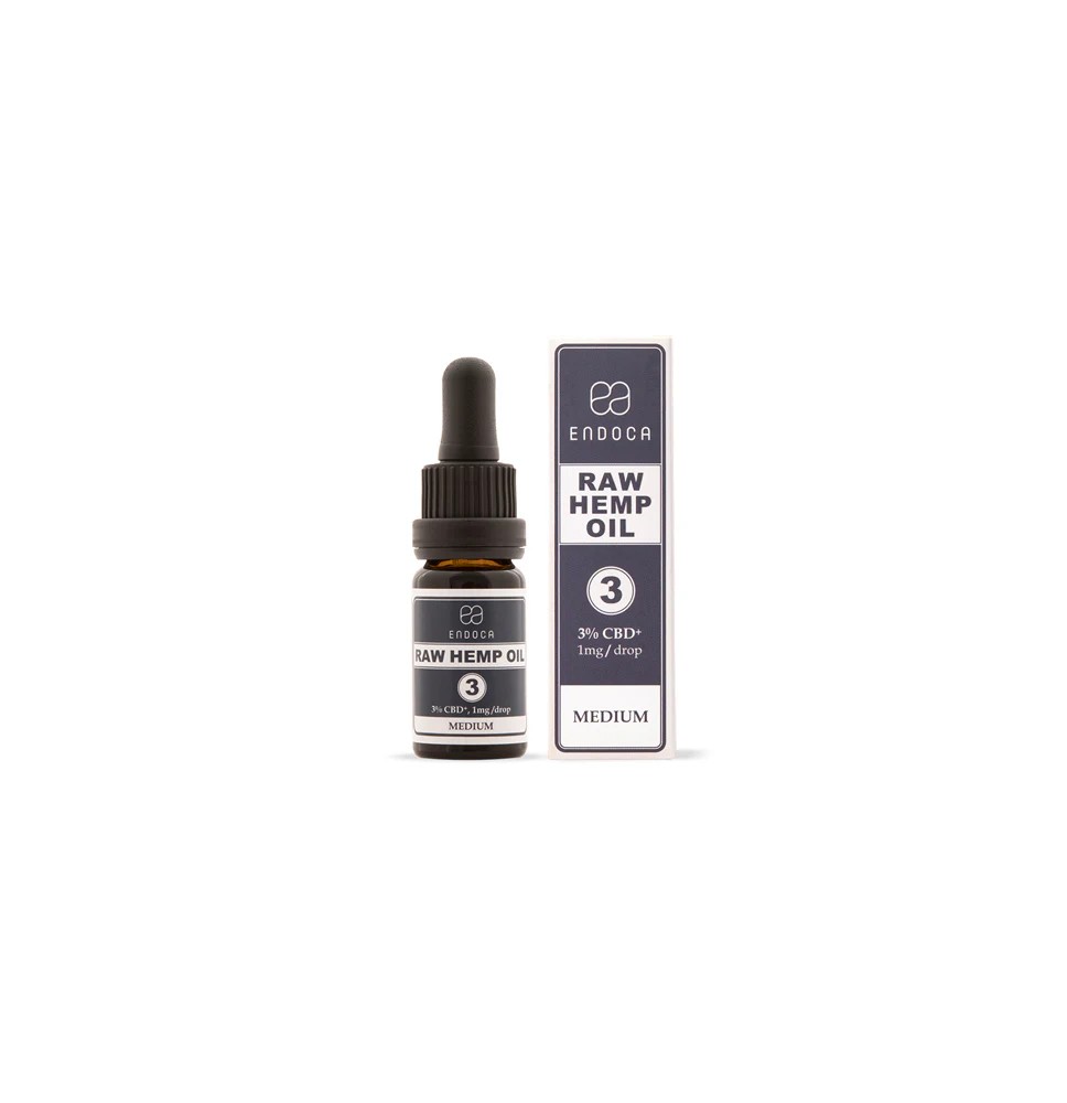 Endoca 300mg CBD+CBDa RAW Hemp Oil Drops 10ml