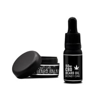 NKD 150mg CBD Twin Pack Honey Oak Beard Oil and balm