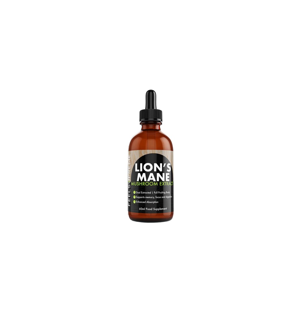 Feel Supreme 1500mg Lion's Mane Mushroom Extract Tincture - 60ml