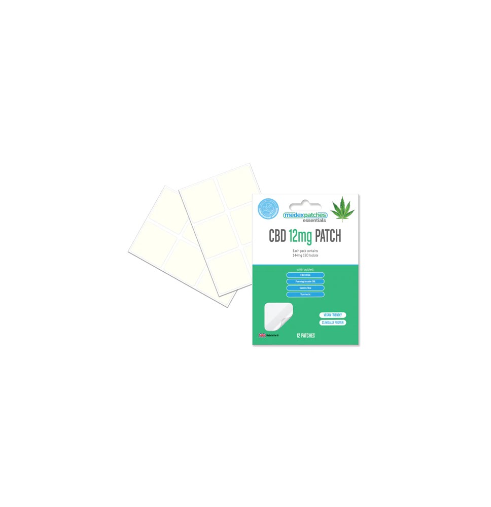 Medex Essentials 12mg CBD Patches - 12 Patches
