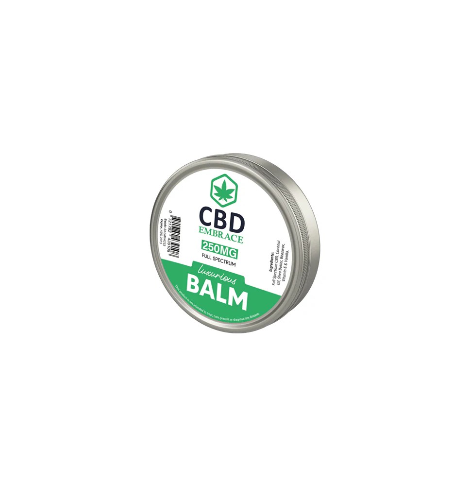CBD Embrace 250mg Full Spectrum CBD Luxurious Balm - 30g