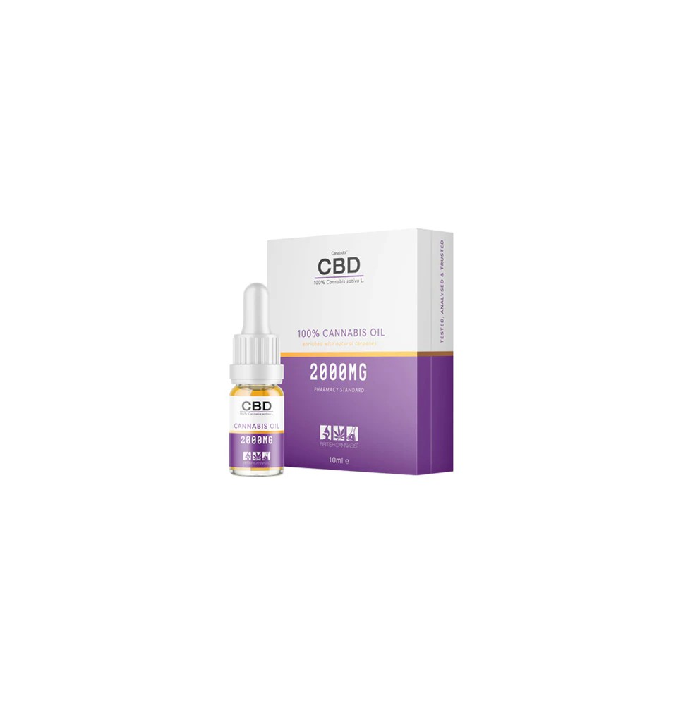 CBD by British Cannabis 2000mg CBD Cannabis Oil - 10ml
