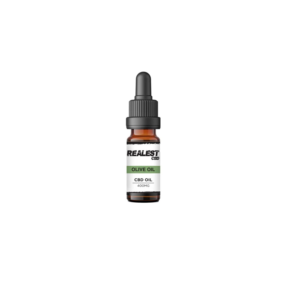Realest CBD 400mg Broad Spectrum CBD 10ml Olive Oil (BUY 1 GET 1 FREE)