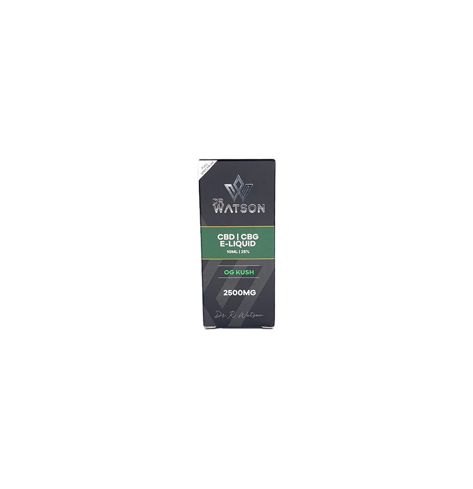 Dr Watson 2500mg CBD E-Liquid OG Kush - 10ml