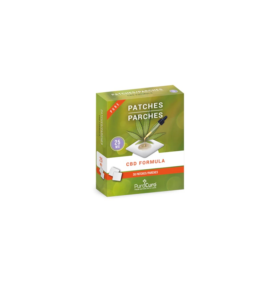 PuroCuro 25mg Pure CBD Formula Patches