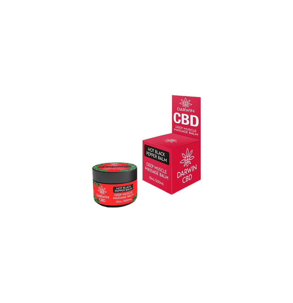 Darwin CBD 500mg Hot Black Pepper Balm - 10ml