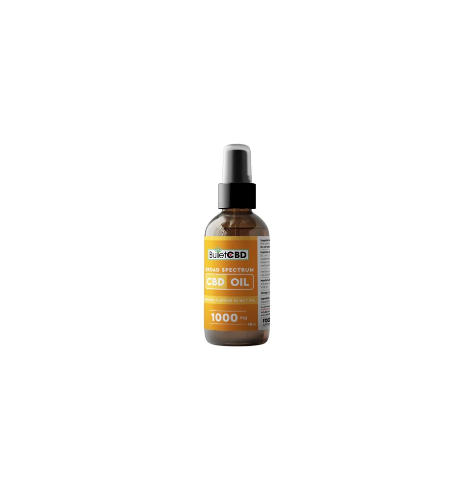 Bullet CBD 1000mg Orange Broad Spectrum CBD Oil Spray - 10ml