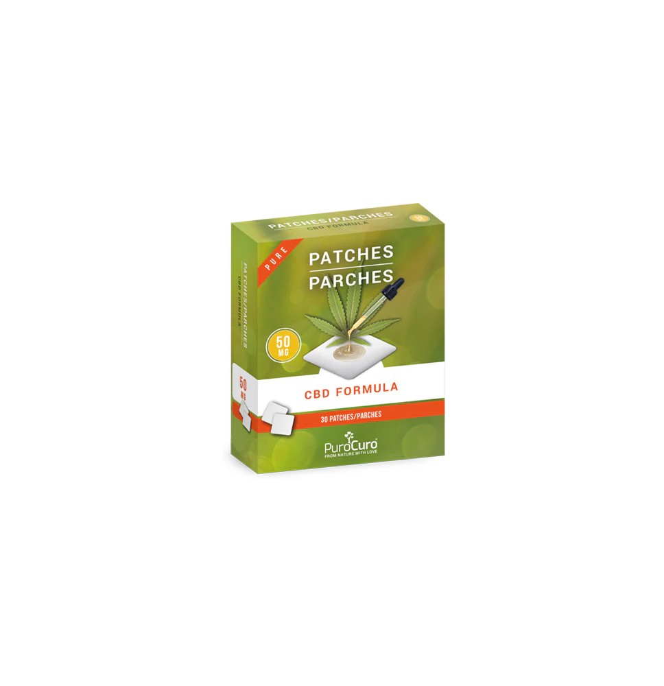 PuroCuro 50mg Pure CBD Formula Patches