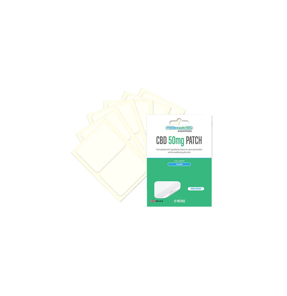 Medex Essentials 50mg CBD Patches - 12 pack