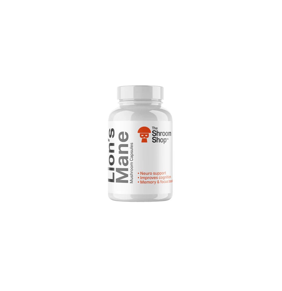 The Shroom Shop Lion's Mane Mushroom 45000mg Capsules - 90 Caps