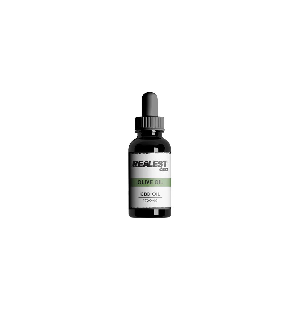 Realest CBD 1700mg Broad Spectrum CBD Olive Oil - 30ml (BUY 1 GET 1 FREE)