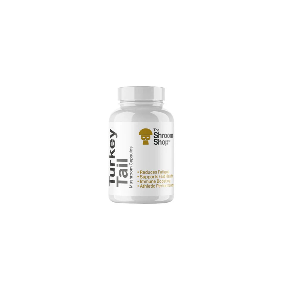 The Shroom Shop Turkey Tail Mushroom 45000mg Capsules - 90 Caps