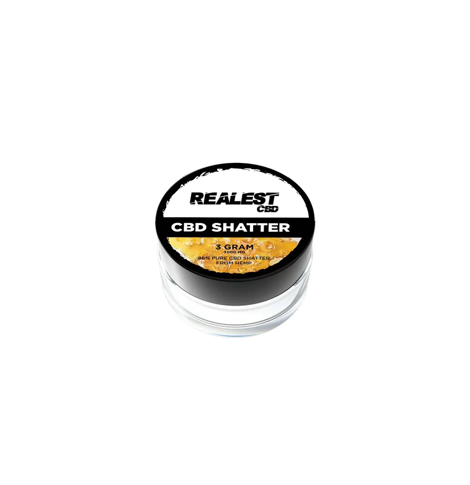 Realest CBD 3000mg Broad Spectrum CBD Shatter (BUY 1 GET 1 FREE)