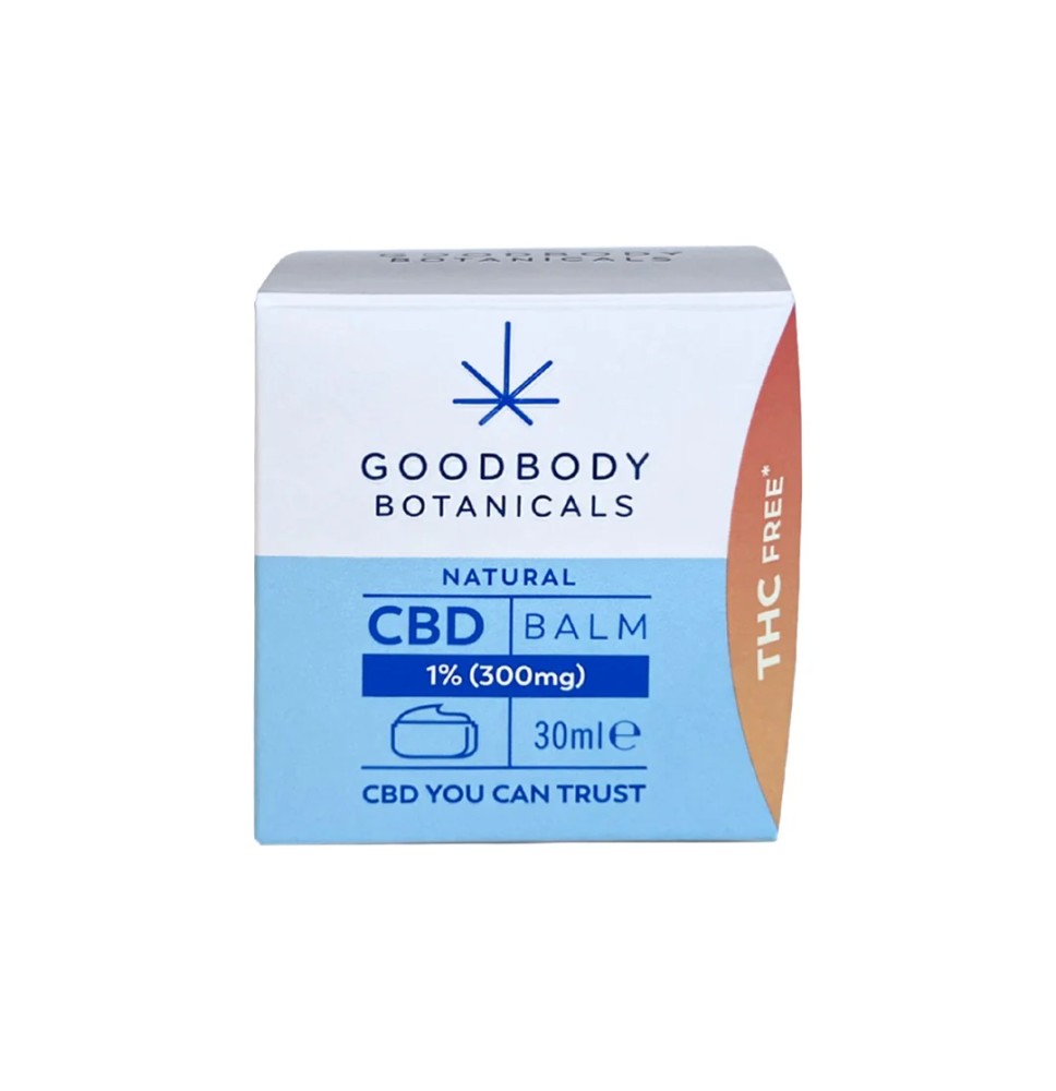 300mg Goodbody Botanicals CBD Balm - 30ml