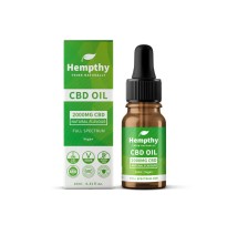 Hempthy 2000mg CBD Oil Full Spectrum Natural - 10ml