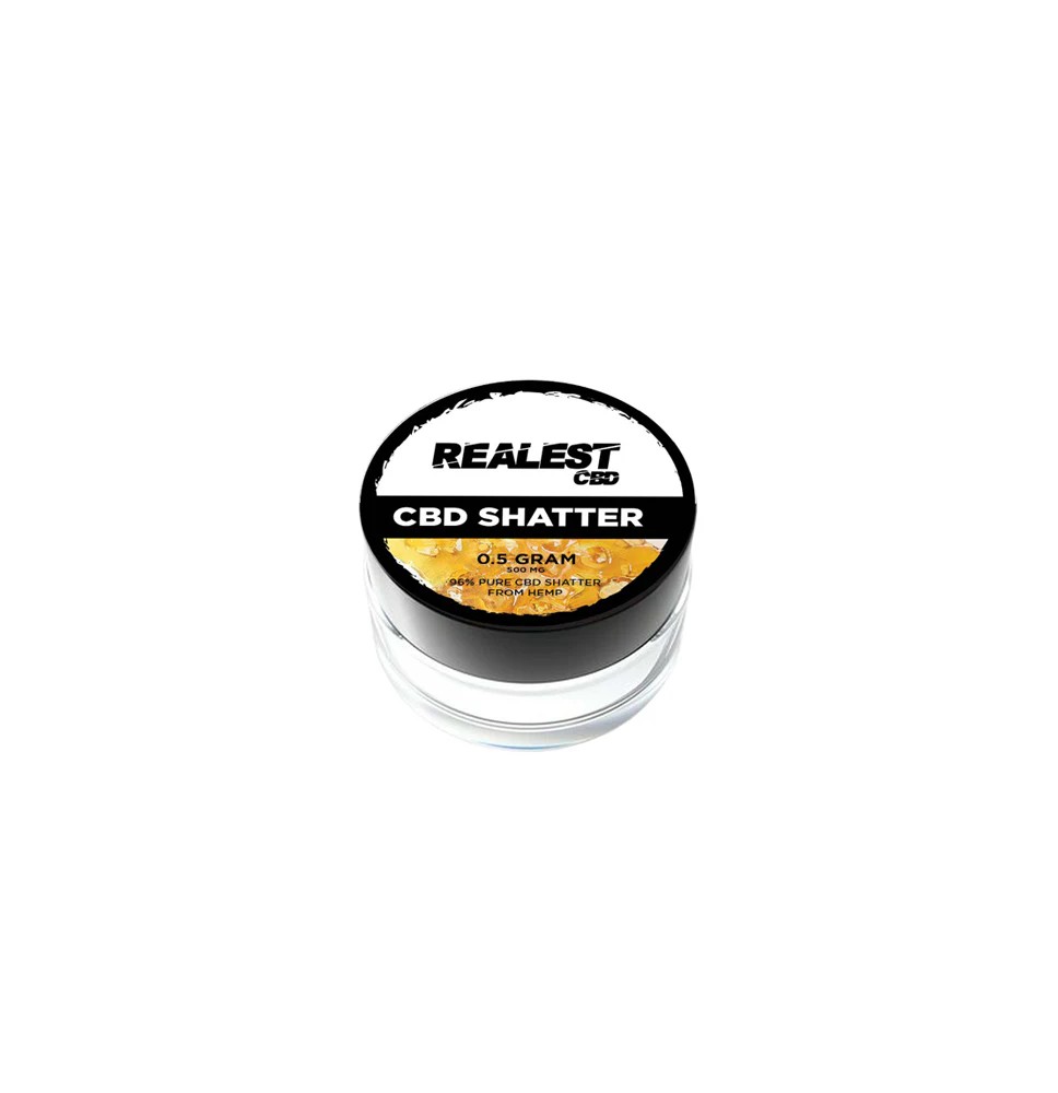 Realest CBD 500mg Broad Spectrum CBD Shatter (BUY 1 GET 1 FREE)