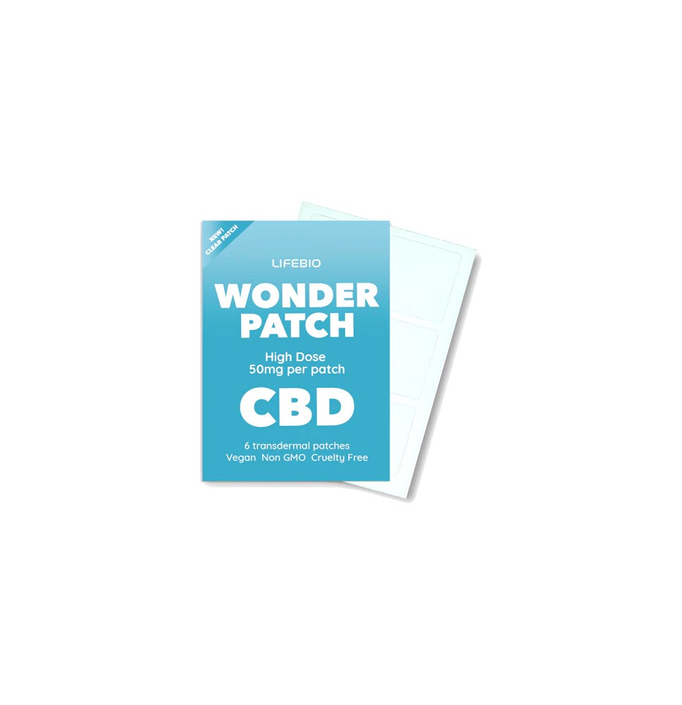 Lifebio 300mg CBD Wonderpatch Patches - 6 Patches