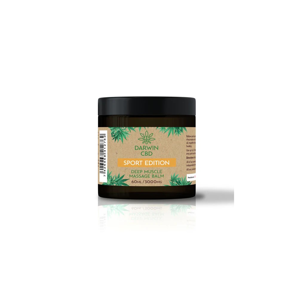 Darwin CBD 3000mg CBD Sport Edition Massage Balm - 60ml