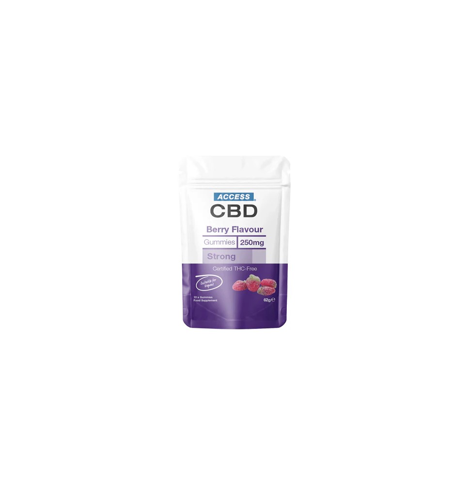 Access CBD 250mg CBD Berry Gummies (45g)