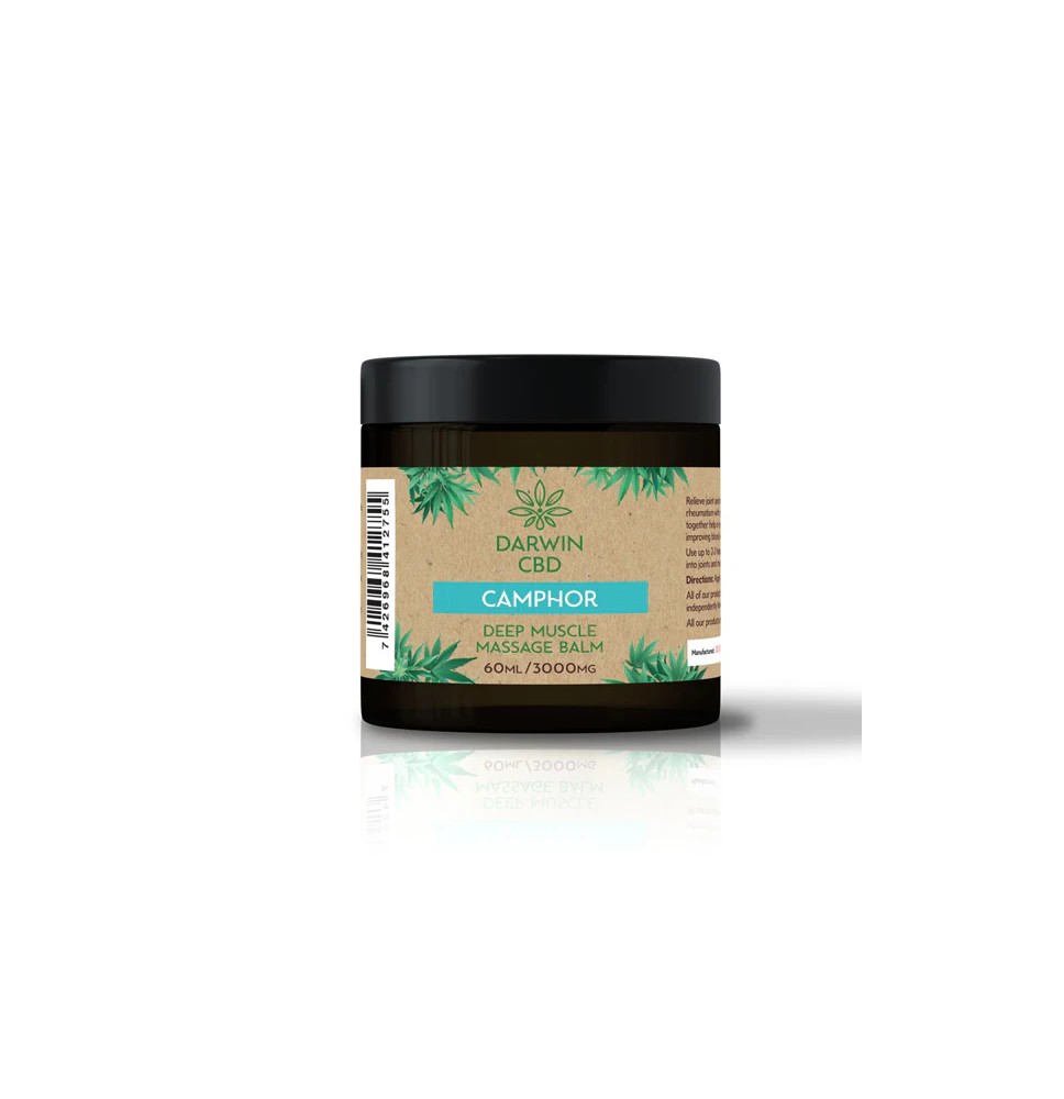 Darwin CBD 3000mg CBD Camphor Massage Balm - 60ml