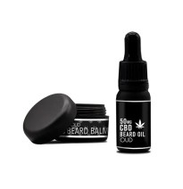 NKD 150mg CBD Twin Pack OUD Beard Oil and balm