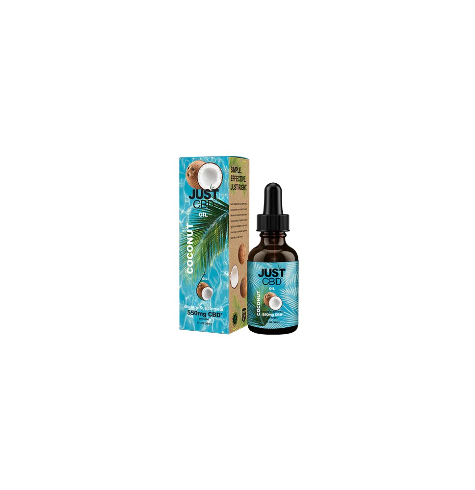 Just CBD 550mg Coconut Oil Tincture - 30ml